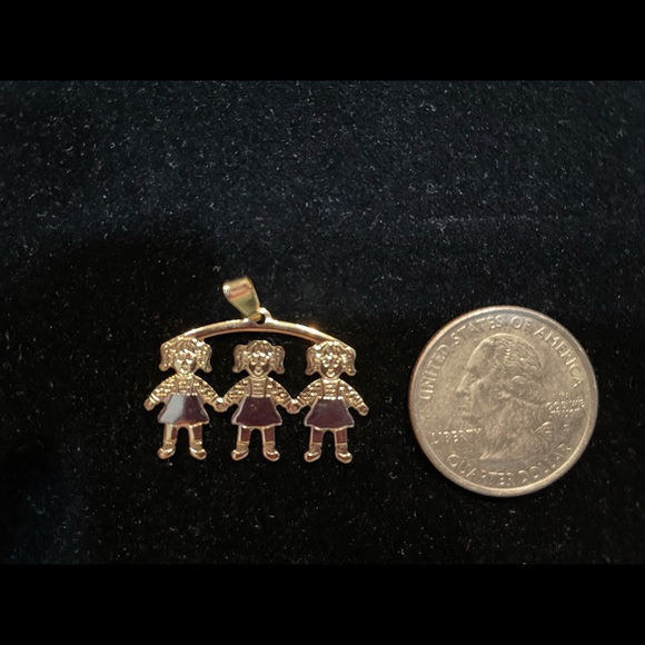 18K Gold plated pendant - Picture 2 of 4